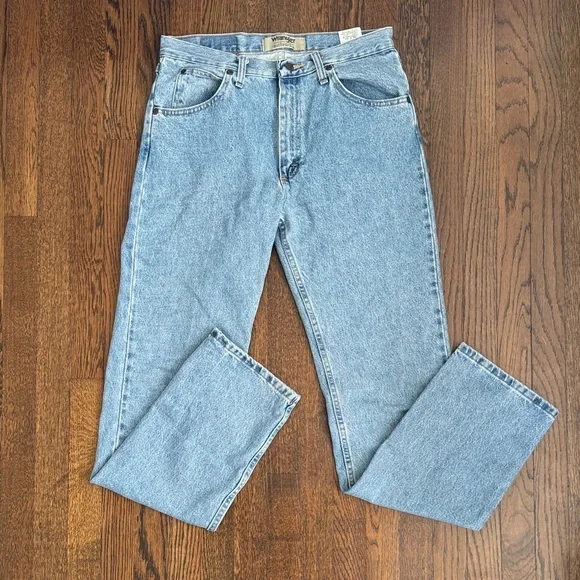 Wrangler Authentics Men’s Classic 5 Pocket Regular Fit Flex Jean 32x34 - Picture 1 of 5
